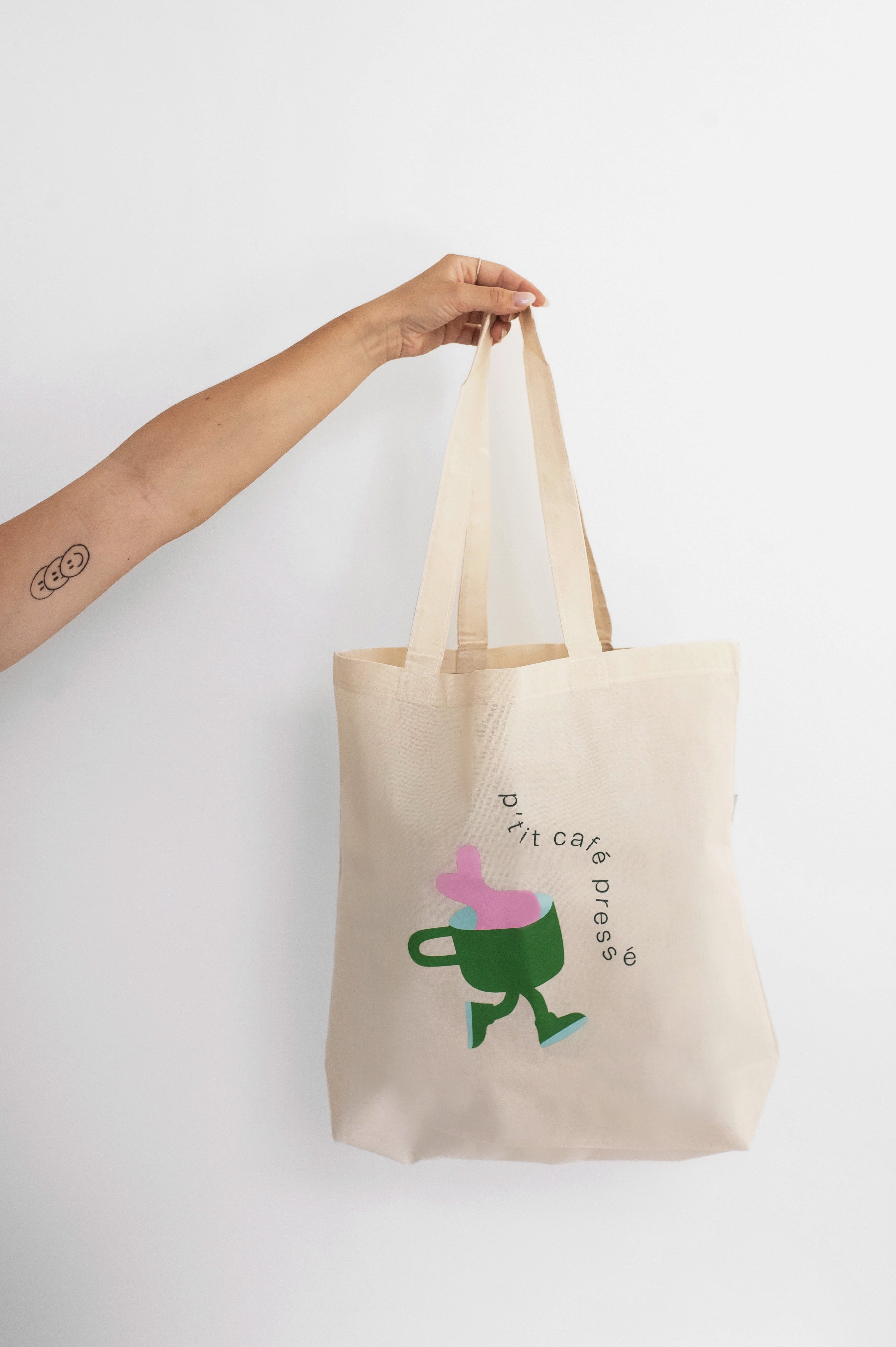 Tote bag « p'tit café pressé »