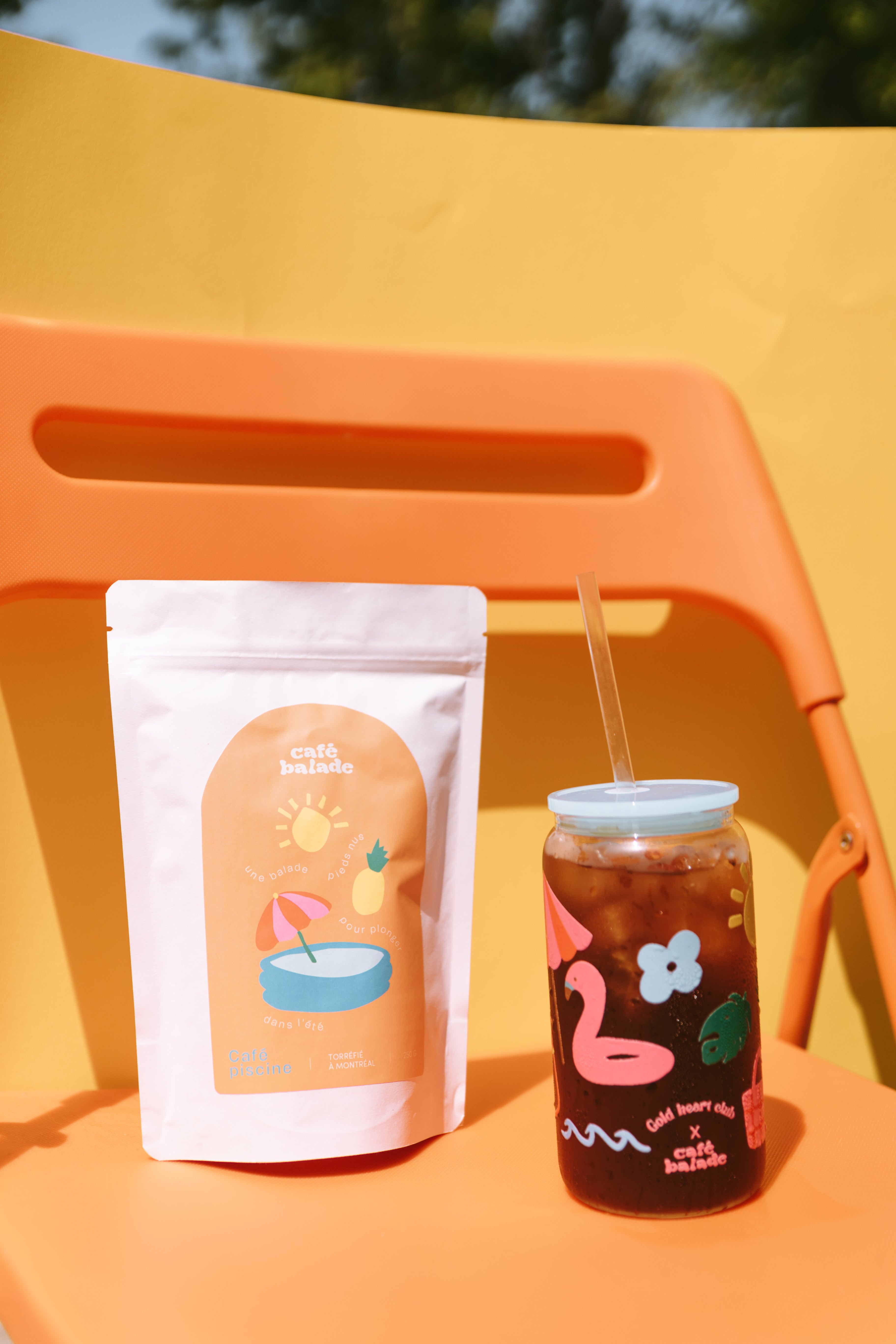 Duo Café piscine et verre à café glacé